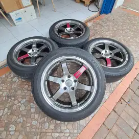 ️️️️️️️Velg TE37 Rays Volk Racing Ring 17 lebar 8 pcd. 5x114.3 et. 40