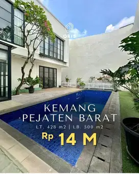 Kemang Pejaten Barat Luxury Modern Tropical House Dalam Townhouse