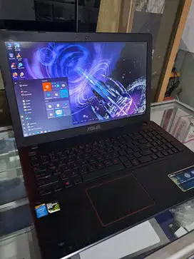 Laptop gaming baby ROG X550 core i7 ram 8gb dual VGA Nvidia GTX 950M 4