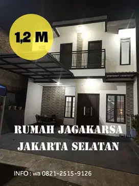 DIJUAL Rumah Cluster SIAP HUNI 2-lantai di Jagakarsa, Jakarta Selatan