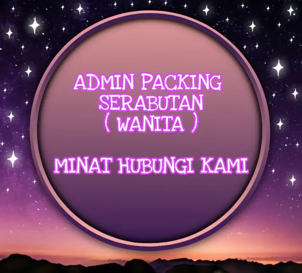 Admin Packing WANITA