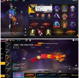 Jual akun fre fire