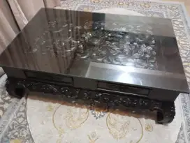 Coffe Table Ketapang Ukir Kayu Jati