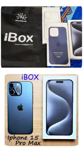 Jual BU Iphone 15 promax 256 GB IBOX
