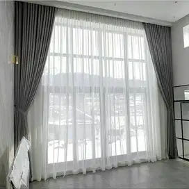Cod Gorden Blackout Pasang Skat Klinik Hordeng Pintu Gordyn Vitrase