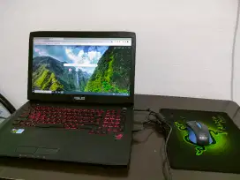 Laptop Asus RAM 16 GB core i7 layar 17 inch