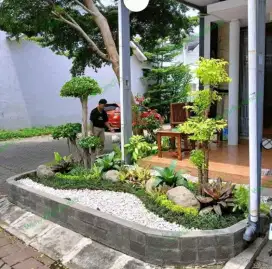 Taman depan rumah