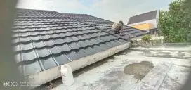 Tukang perbaikan atap bocor dinding/dak rembes talang air cat renovasi