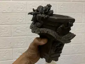 Pot Bonsai Keramik motif naga 3D