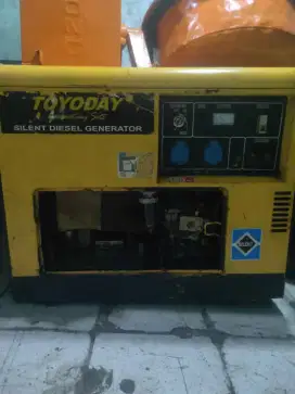 Jual jenset silent merek TOYODAY generator solar kondisi mati