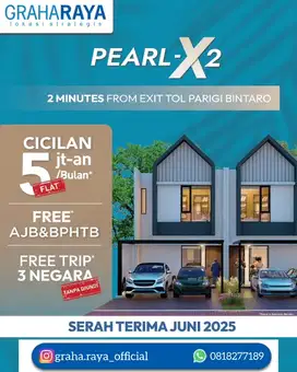 Rumah 2 Lantai Tipe Pearl X-2 Vazza Living Graha Raya Bintaro