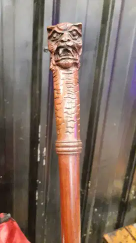 Tongkat comando jadul ukir
