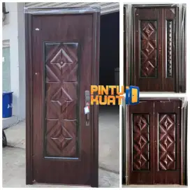 Promo Pintu Baja Murah Berkualitas sudah Full set tinggal pasang saja