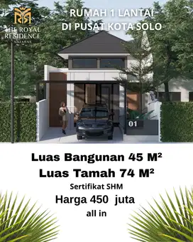 Rumah Murah Colomadu 1 Lantai Promo Mei
