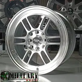 Enkei RPF1 FACE2 R15 Silver Machine Face Lips