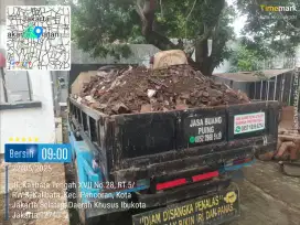 Jasa buang puing sampah dan pengurugan