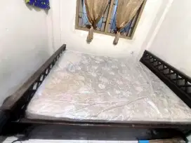 Dipan kayu jati gratis springbed