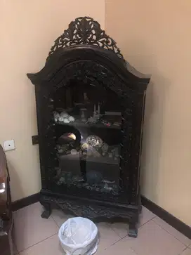 Lemari ukir, jati antik kuno