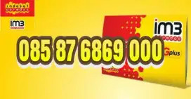 Perdana im3 tripel cantik mudah diingat dan murah