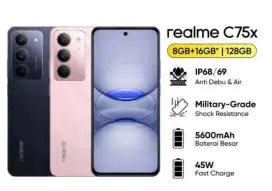 NEW REALME C75X RAM 8+16GB ROM 128GB