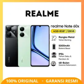 COD FREE ONGKIR!! REALME NOTE 60X RAM 4+8GB ROM 128GB
