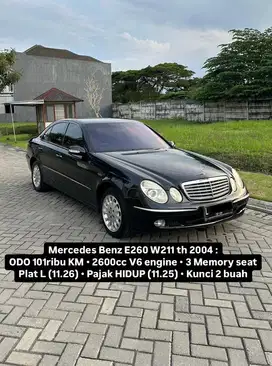 Mercy E260 Elegance W211 | TERMURAH | Pajak ON!