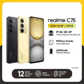 NEW!! REALME C75 NFC RAM 8+16GB ROM 128GB