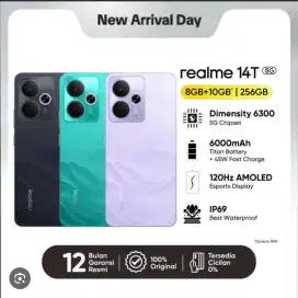 NEW!! REALME 14T 5G RAM 8+10GB ROM 256GB