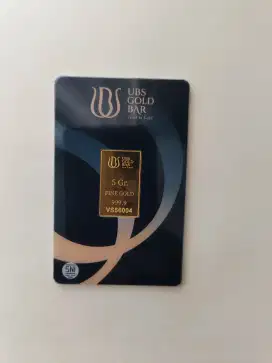 Dijual emas logam mulia ubs 5 gram