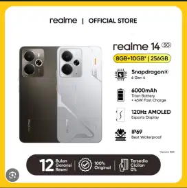 NEW!! REALME 14 5G RAM 8+10GB ROM 256GB