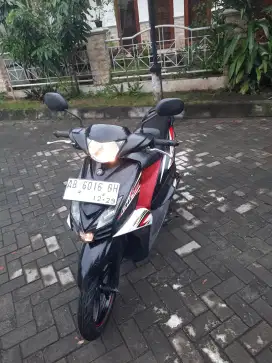 MIO GT INJEK'14 PLAT KOTA HIDUP HITAM  TERAWAT DAN SURAT2 KOMPLIT TOP