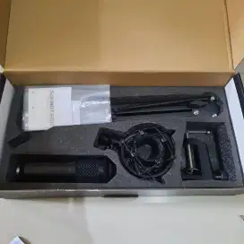 soundtech usb condenser microphone boom arm for pc recording streaming