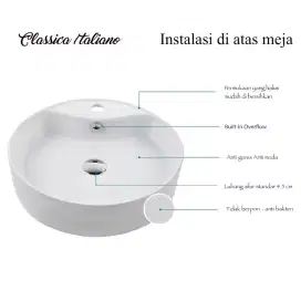wastafel keramik clasicca TC -054