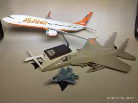 Pesawat scale model paket diecast