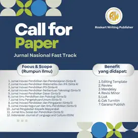 Publikasi Jurnal Fast Track Terakreditasi Sinta 3,4 & 5