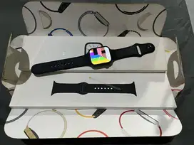 Apple watch series 7 45mm midnight GPS fullset resmi IBOX ID/A MURAH