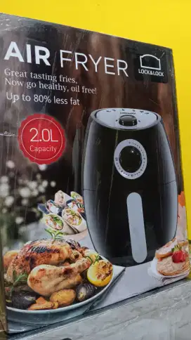 Air Fryer Lock & lock. Lengkap dengan dus.