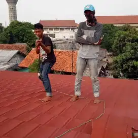 Spesialis pemasangan rangka atap baja ringan terpasang rapi