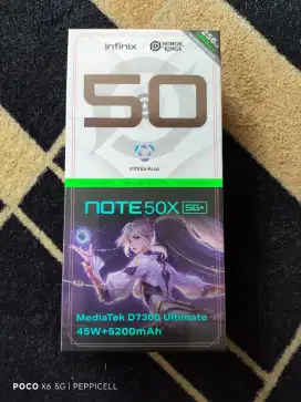Infinix Note 50X 5G+ 8/256 GB NEW Garansi resmi