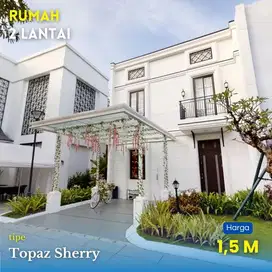 Rumah 2 Lantai Bergaya Eropa Klasik Lokasi Strategis Lingkungan Nyaman