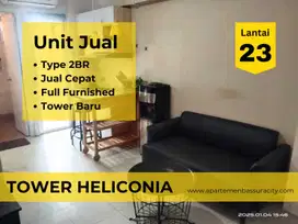 Jual Cepat 2BR tower baru furnished mantap apartemen Bassura City