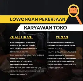 Admin dan Karyawan Toko