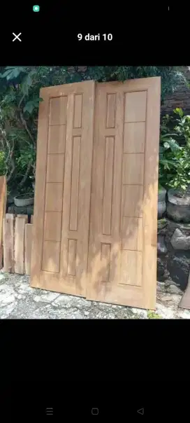 Di Jual Kusen pintu gandeng 3 1Set barang Dari Jepara
