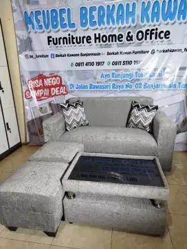 Promo Sofa Cantik Warna Abu Model Minimalis Terbaru