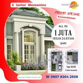 Rumah 2 lantai mezzanine di Panorama Bali Residence