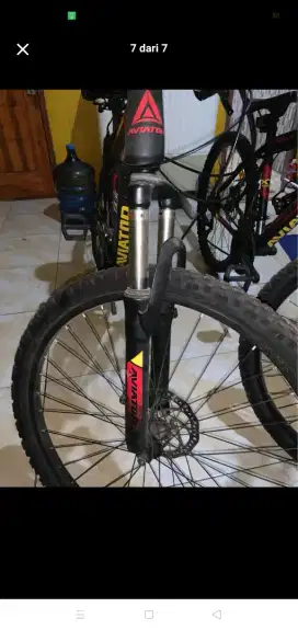 Jual sepedah gunung keadaan mulus no minus full ori lecet lecet dikit