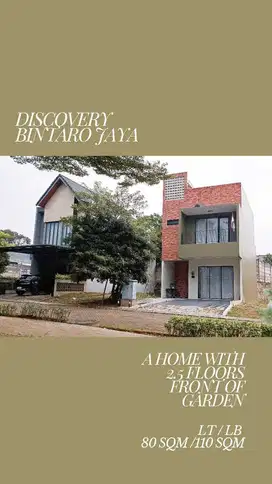 Dijual Rumah Depan Taman ada Rooftop di Bintaro Sektor 9. 15611