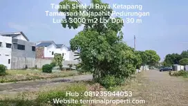 Tanah Pagar Bumi Jl Raya Ketapang Tamansari Majapahit Pedurangan tenga