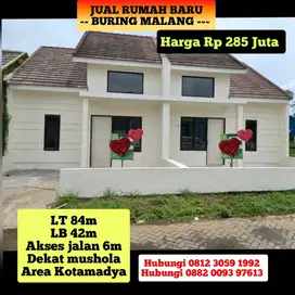JUAL RUMAH BARU SIAP HUNI BURING MALANG
