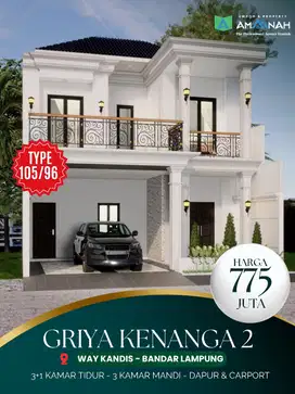 Rumah Di Jual di Bandar Lampung lokasi strategis